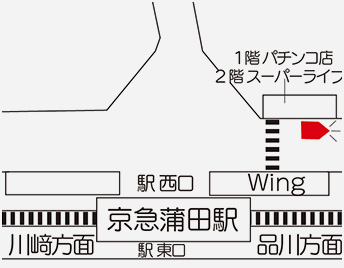 京急蒲田駅周辺マップ