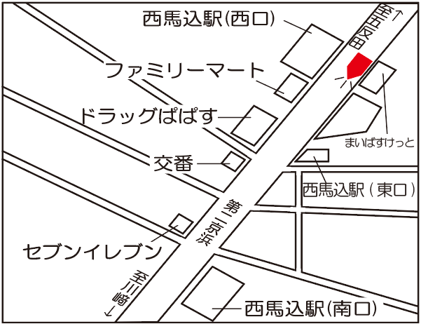西馬込駅周辺マップ