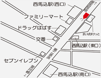 西馬込駅周辺マップ